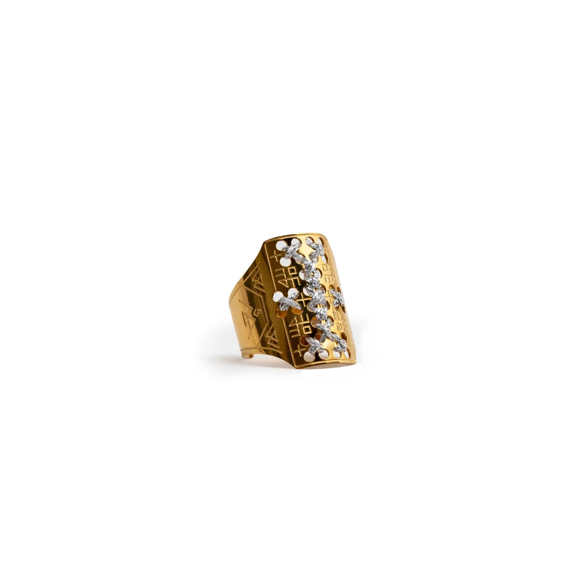 Cross High Ring
