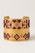Geo Petal Gold Cuff