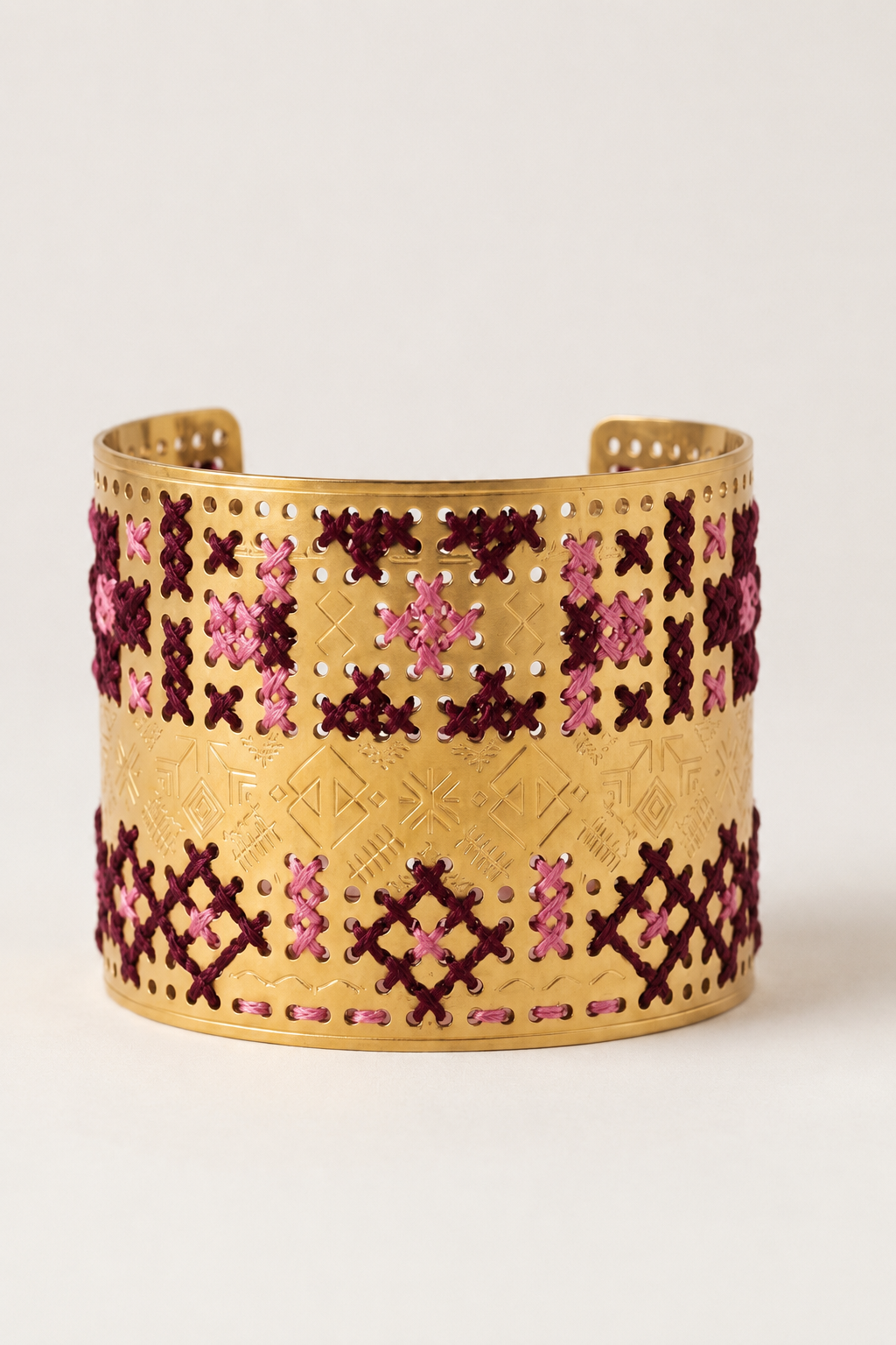Geo Petal Gold Cuff
